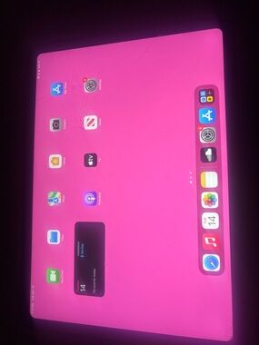 Apple Tablet Display Assembly in Bright Pink